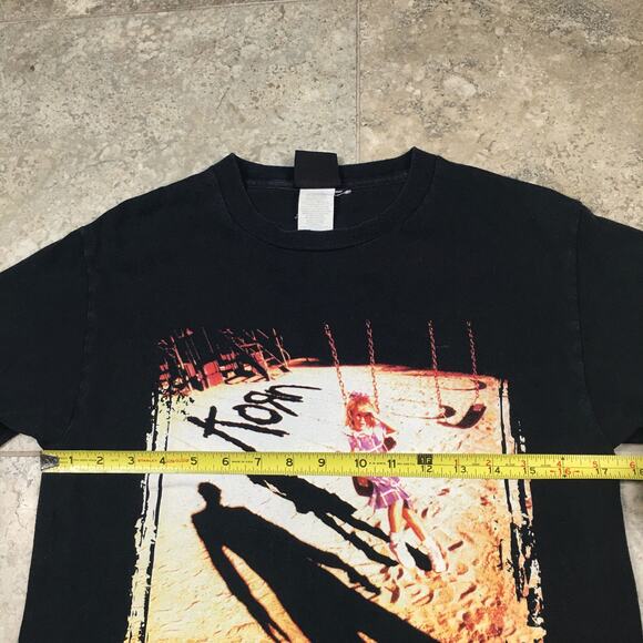 Vintage 2004 Korn Self Titled Band Tee Sz Small T Shirt Giant Tag Black Nu Metal - Picture 9 of 12